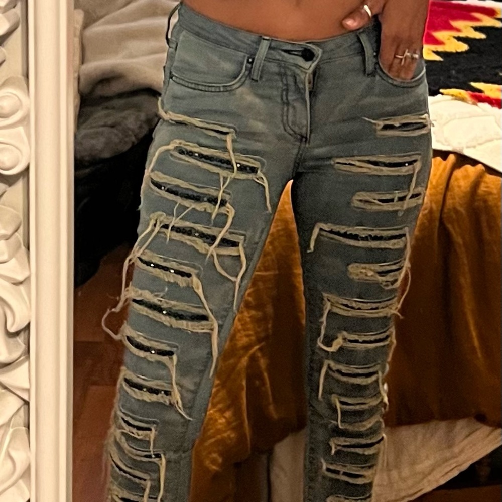 Robin’s Jeans skinny distress vintage
